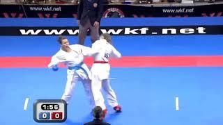 Amazing Female Fight karate kumite - women martial Arts - WKF @ziyagha