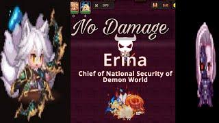 Guardian Tales - World 12 : Boss Erina (No police/No damage _ Boss fight). Garam Vs Erina