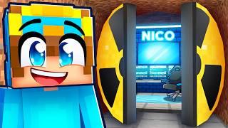 Nico’s 100% SECRET BUNKER in Minecraft!