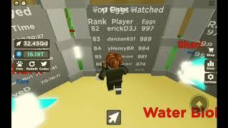 I'M ON THE REBIRTH, GEM AND EGGS OPENED LEADERBOARDS ON CLICKER REALMS - ROBLOX