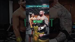 Pro Boxer vs Strongman  #shorts #strength #tommyfury #eddiehall