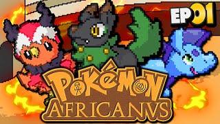 Pokemon Africanvs Part 1 NEW FAKEMON STARTERS! Fan Game Gameplay Walkthrough