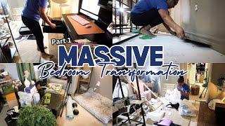 NEW! MASSIVE Bedroom Refresh. 2024 Bedroom Makeover Part 1!