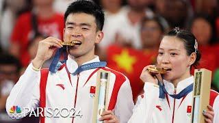 China asserts dominance with badminton mixed doubles gold | Paris Olympics | NBC Sports