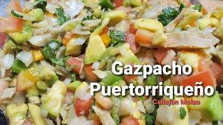 Gazpacho Puertorriqueño para principiantes al estilo de Callejon Melao