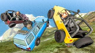 Cliff Drops #36 - BeamNG DRIVE | SmashChan