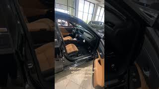 2023 Lexus ES 250 AWD caviar with palomino interior
