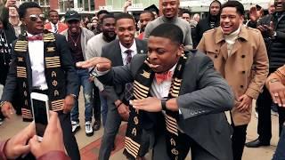 The Omicron Kappa Chapter of Alpha Phi Alpha Fraternity Inc. Auburn Alphas Fall 18' Graduation Step