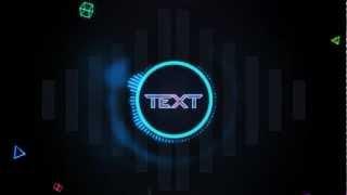 FREE Intro Template: 2D Neon Techno After Effects #1