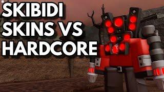 HARDCORE TRIUMPH WITH SKIBIDI SKINS | ROBLOX Tower Defense Simulator