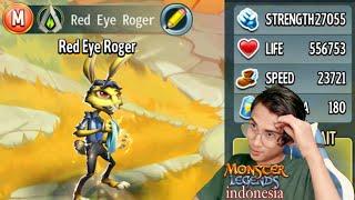 Red Eye Roger Level 150 Bounty Hunt Monster Legends INDONESIA