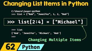 Changing List Items in Python