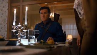 Ash vs Evil Dead - Kelly's dinner scene