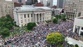 Protesters in Louisville call for federal reform during nationwide demonstration
