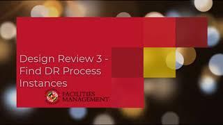 Design Review 3: Find DR process instances