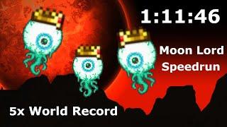 [Former WR] Terraria Moon Lord Speedrun 1:11:46 | Classic Random Seed 1.4.4