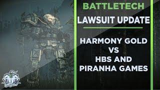 Harmony Gold vs Piranha Games and Harebrained Schemes: Update on the Battletech Lawsuit