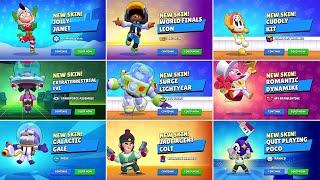 Unlocking All New Skins & Skin Pins with New Backgrounds | Toy Story, Good Randoms