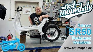 Simson SR50 | Folge 2 | Hochzeit  + Vorbereitung für die Elektrik ️ |  ost-moped.de