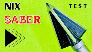 NIX SABER 150 gr: BROADHEAD TEST