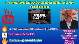 Virtual Function in C++ Programming Language