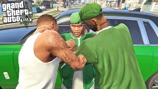 CJ & SWEET FIGHTS FRANKLIN IN GTA 5!!!