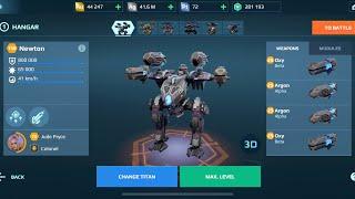 Max 150 Newton Cryogenic Titan is on Live Server | Titán aniquilation Is here |War Robots Gameplay