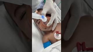 Baby goes under general anesthesia