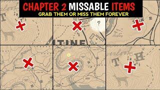 6 Secret and Unique Missable Items in Chapter 2 | Every New Player Should Know - RDR2