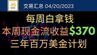 本周现金流收益$370，每周白拿钱 | 被动收入 | 三年百万美金计划