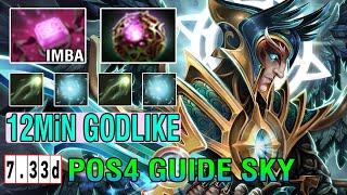 Crazy Soft Support [Skywrath Mage] 12Min Godlike New Build Phylactery + Octarine Core Skill So Pain