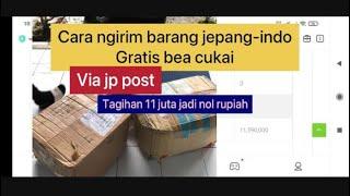 Cara mengirim barang dari jepang ke indonesia bebas bea cukai #barangkirimanluarnegri