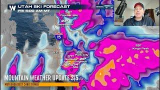 Mountain Weather Update 3/5, Meteorologist Chris Tomer