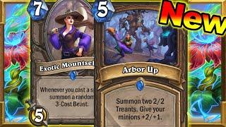 New Token Druid! I Made It Work Again And I Am So HAPPY! Darkmoon Mini Set New Decks | Hearthstone