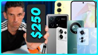 Los 5 SMARTPHONES IMPRESCINDIBLES del 2024 por $250€  [1/2]