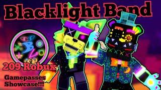 "Blacklight Band" Gamepass Showcase!!! | Return to Animatronica | Roblox