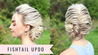 Fishtail Updo by SweetHearts Hair