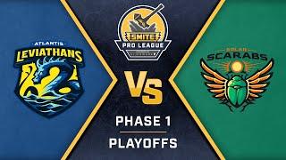 SMITE Pro League Phase 1 Playoffs: Quarter Finals Atlantis Leviathans vs Solar Scarabs