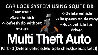 [MTA] Car Lock System Part- 3[MTA SCRIPTING][Tutorial]