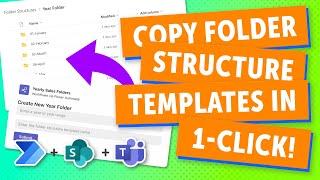 How to Copy a SharePoint Folder Structure to Another Folder