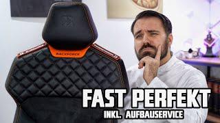 Bester Gaming Stuhl 2020 für den Preis? Aufbau- und Lieferservice im Test. Der Backforce One Chair