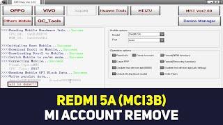 How to Remove Mi Account Redmi 5a MCI3B (2021)