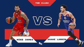 Mike James vs Shane Larkin (Anadolu Efes - CSKA Moscow)