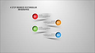 1.Adobe Illustrator Tutorial - 4 Step Rectangular Infographic Design