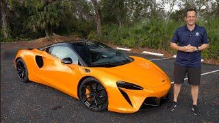 Is the 2025 McLaren Artura Spider a BETTER supercar than a C8 Corvette E-Ray?