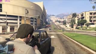 AMD GVR Test 4 - GTA V Gameplay | R9 270X