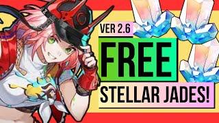 [Honkai Star Rail] FREE Stellar Jade Farming Guide For Ver 2.6! (F2P, Easiest to Hardest Calculator)