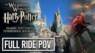 Harry Potter and the Forbidden Journey Reopens - Full Ride POV - Universal Studios Hollywood