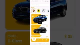 Car Rental App UI