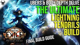 Tank UBER Bosses and 800+ Depth Delve - The Ultimate Lightning Tendrils Build | PoE 3.23 Affliction